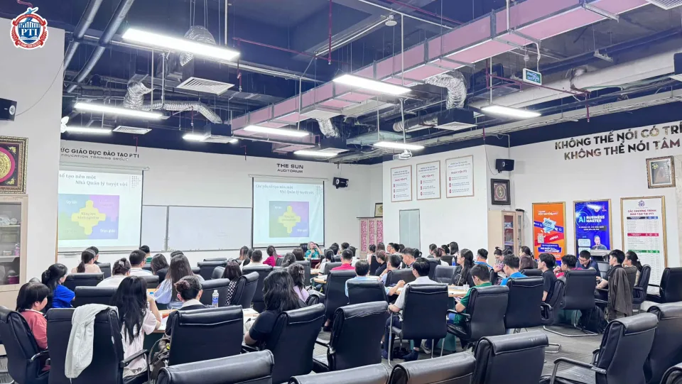 Lớp học kỹ năng chung tại PTI
